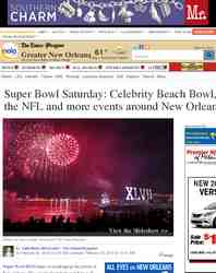 Super Bowl Saturday Celebrity Beach Bowl Taste of: nola.com